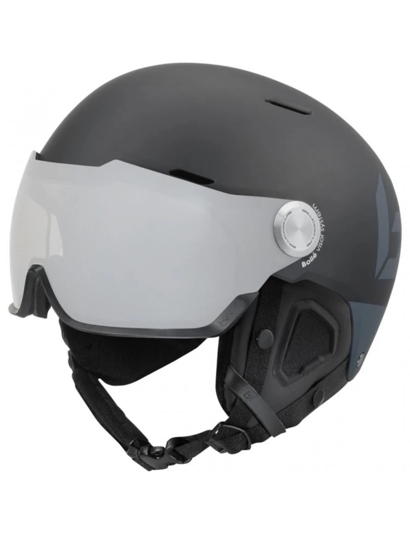 CASQUE BOLLE MIGHT VISOR MATTE BLK + GREY PHOTO SIL 23 3 CASQUE BOLLE MIGHT VISOR MATTE BLK + GREY PHOTO SIL 23
