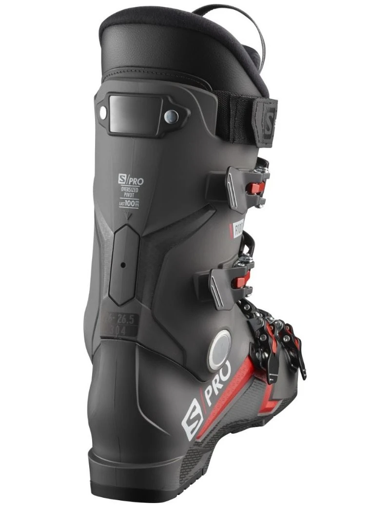 CHAUSSURE DE SKI SALOMON S PRO R 100 SIL BLK RED 23 4 CHAUSSURE DE SKI SALOMON S PRO R 100 SIL BLK RED 23 – Image 2