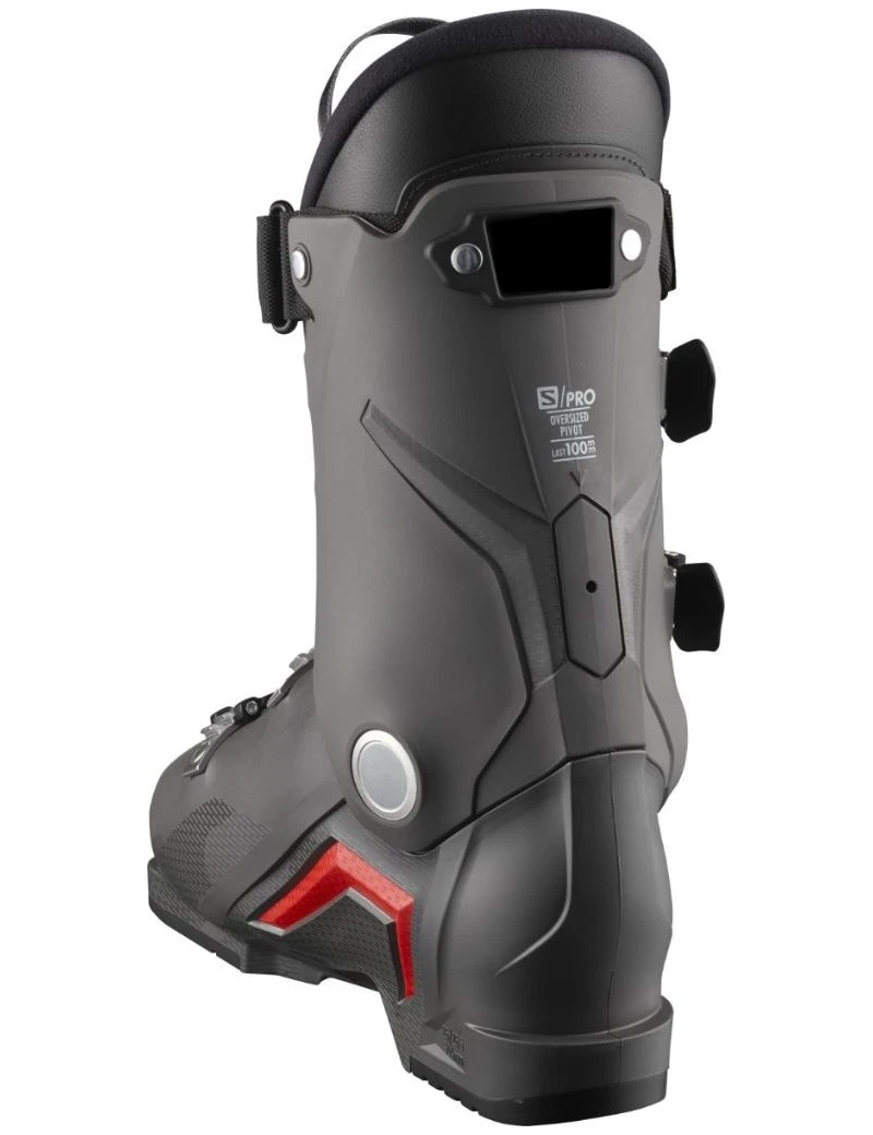 CHAUSSURE DE SKI SALOMON S PRO R 100 SIL BLK RED 23 5 CHAUSSURE DE SKI SALOMON S PRO R 100 SIL BLK RED 23 – Image 3